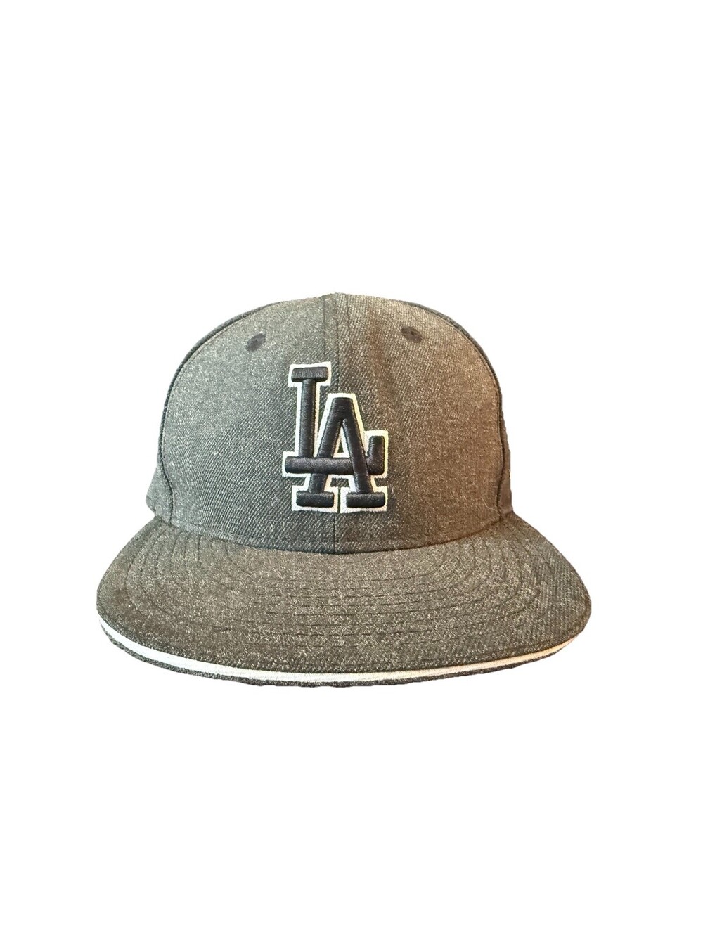 New Era 59FIFTY Fitted Hat Black MLB Batterman Sz 7 1/4 Clean